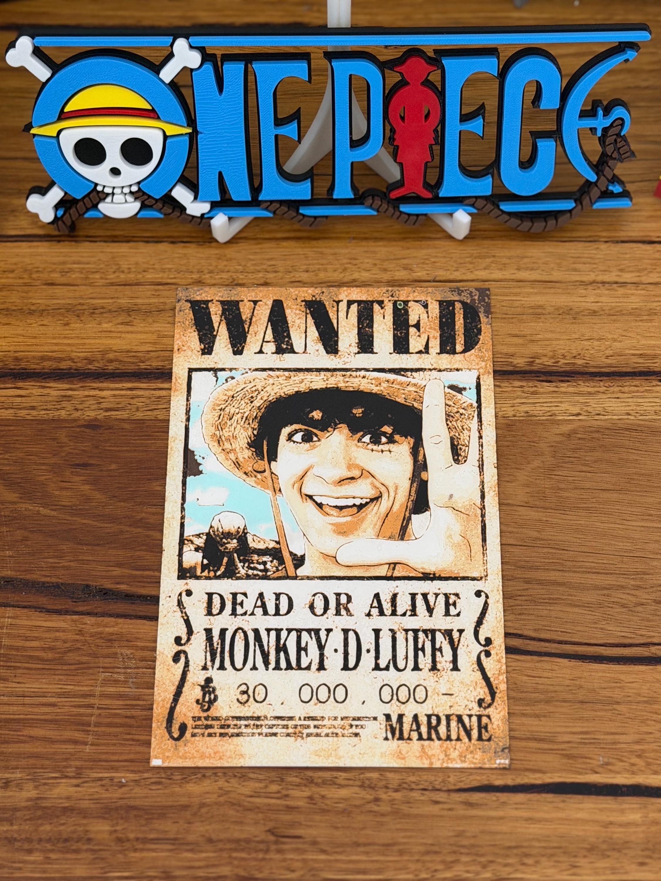 Monkey D. Luffy Wanted Poster