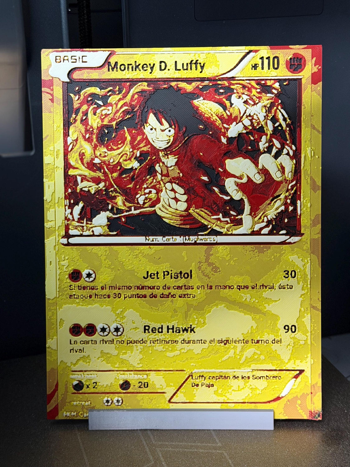 Luffy One Piece Card – Premium Layered 3D Artwork