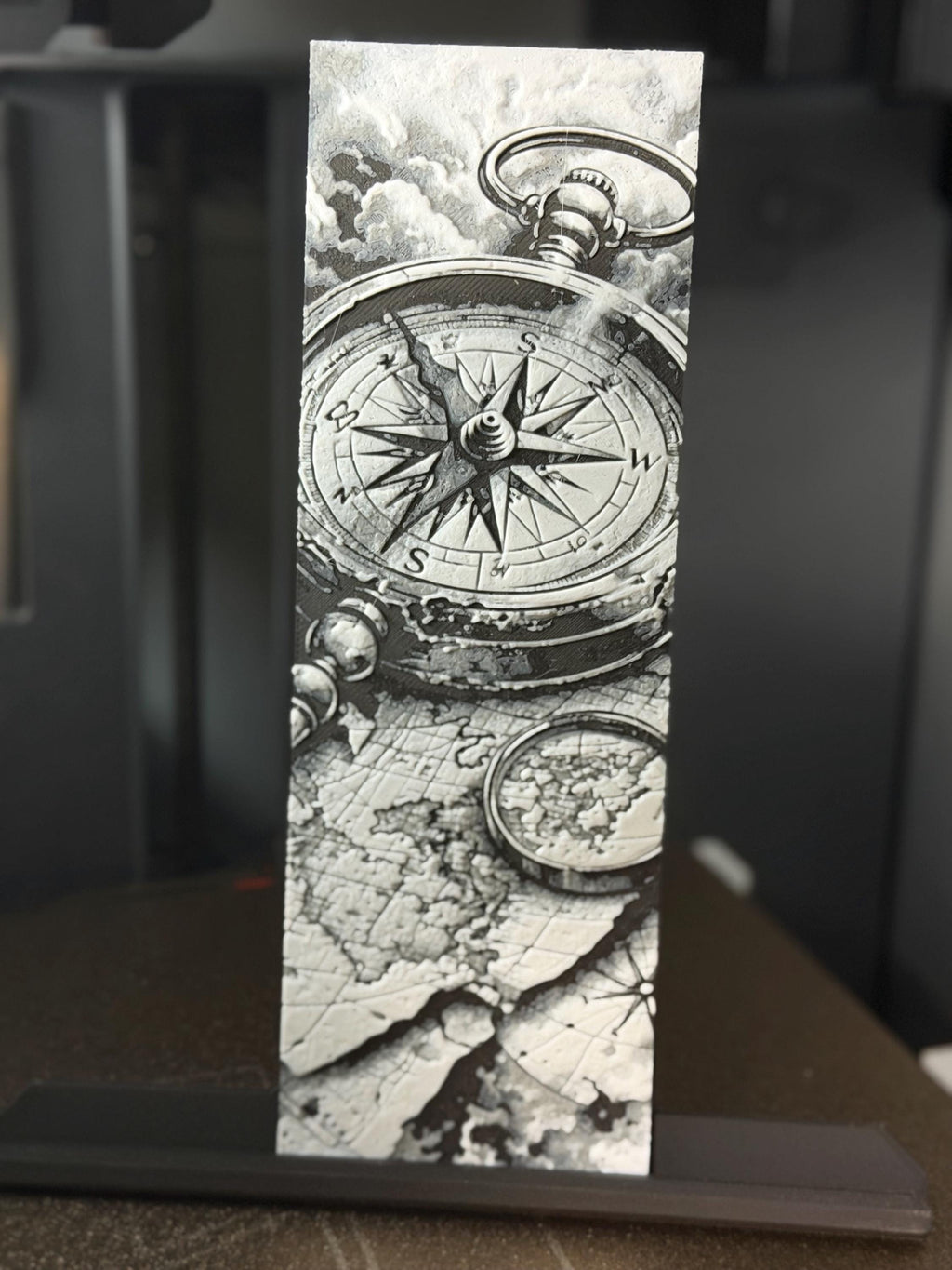Compass & Map Bookmark