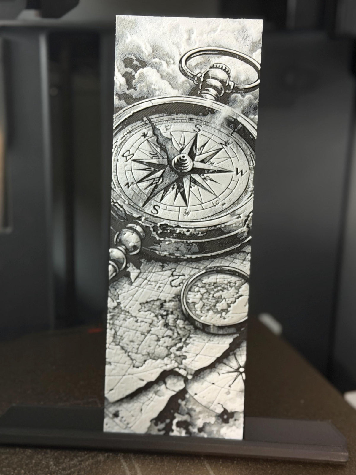 Compass & Map Bookmark