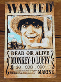 Monkey D. Luffy Wanted Poster