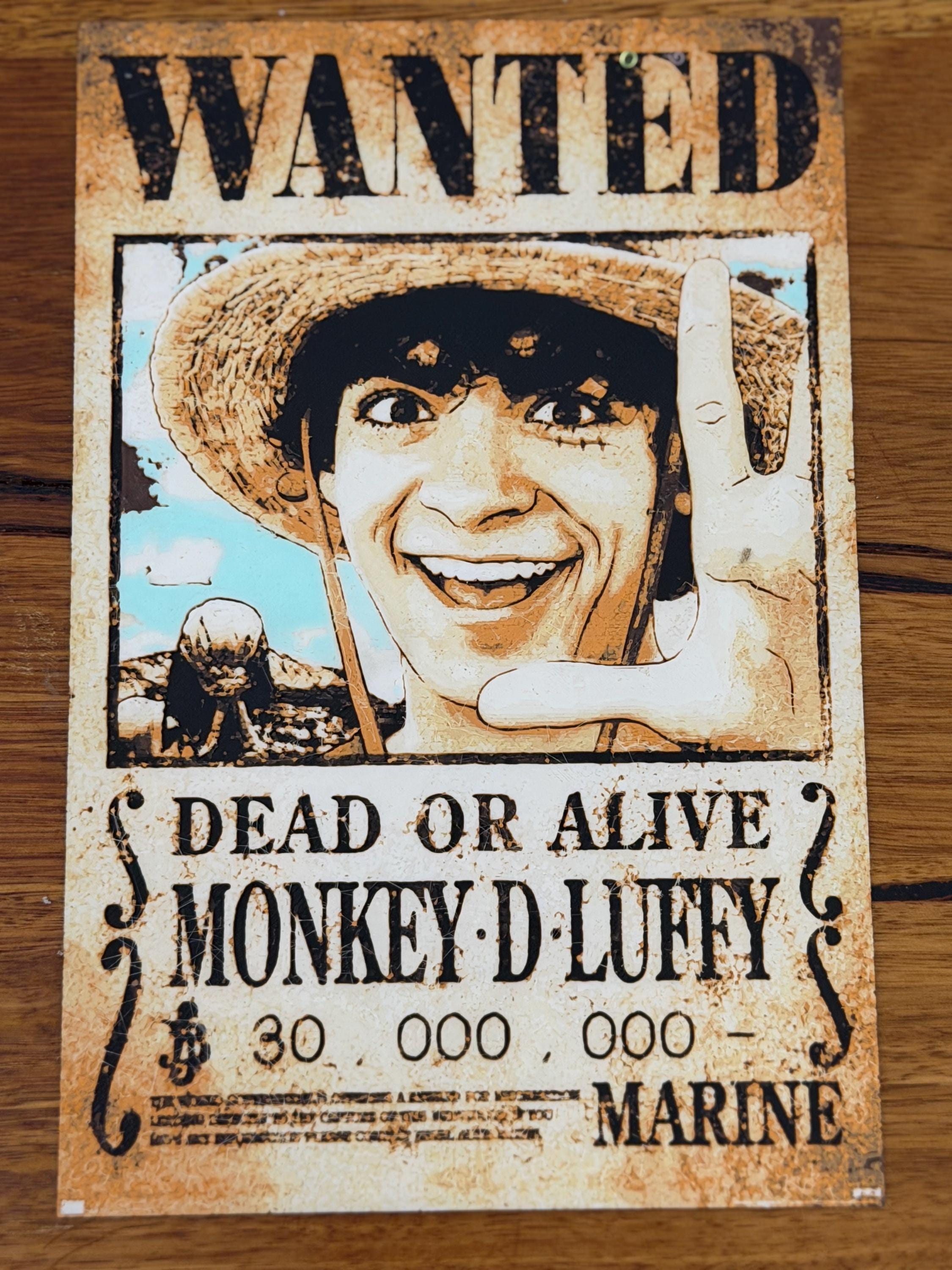 Monkey D. Luffy Wanted Poster