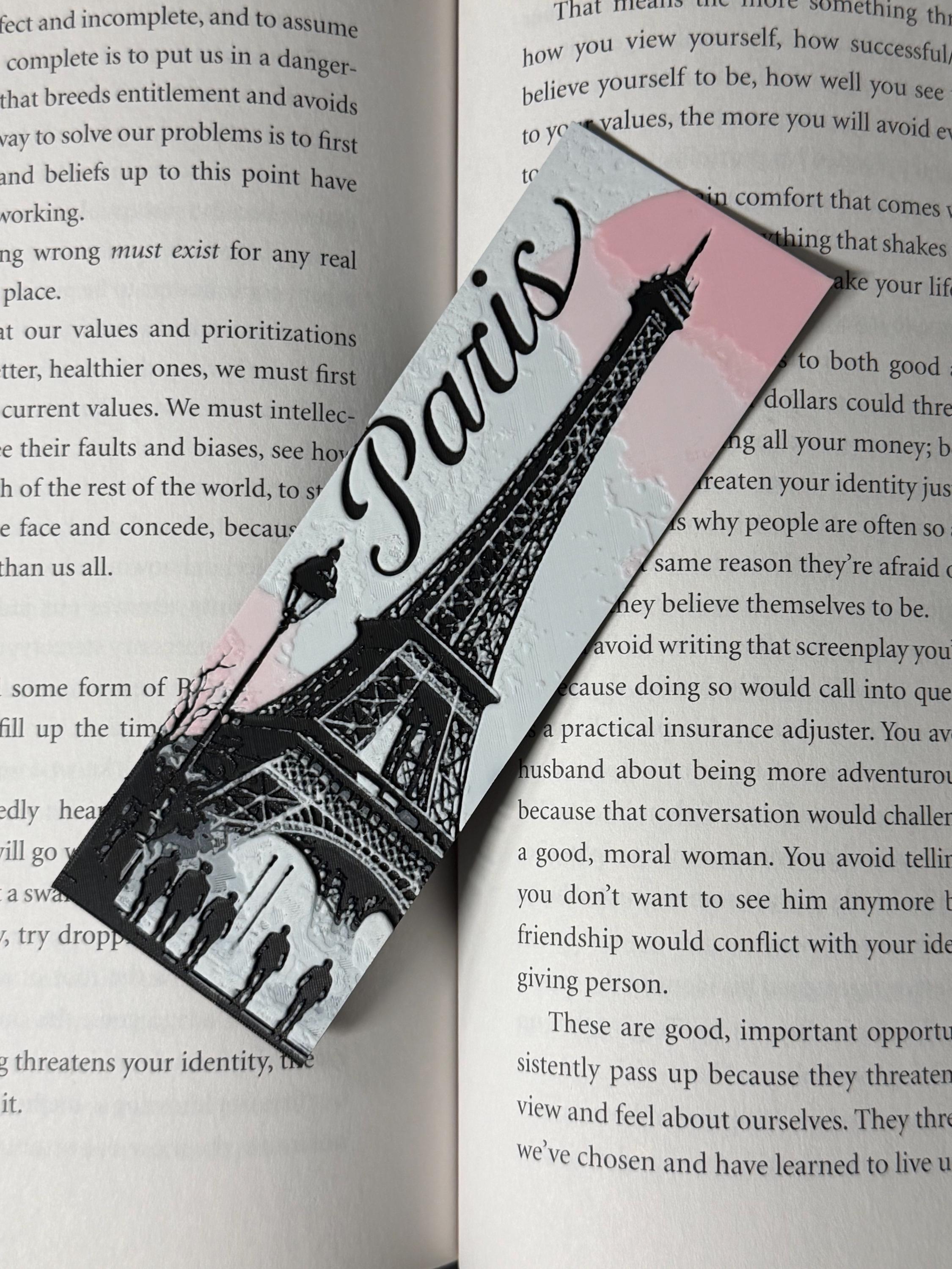 Paris Eiffel Tower Bookmark