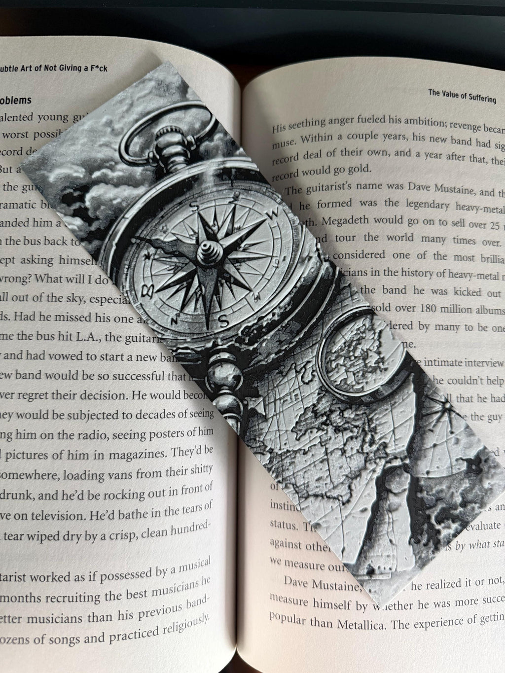 Compass & Map Bookmark