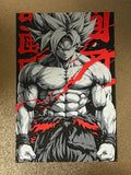Super Saiyan Goku – Premium Layered 3D Printed Wall Artwork